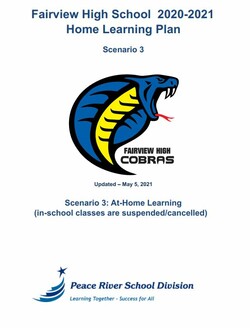 Cobra Logo with FHS Home Learning Plan